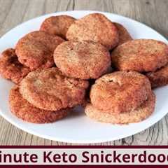 Delicious 5 Minute Keto Snickerdoodles (Nut Free and Gluten Free)