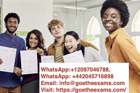 WhatsApp: +12097046788, +442045716898) Buy goethe certificate without exam online, how to get..