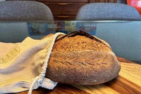 100% Whole Wheat Sourdough with Egg 93% hydration