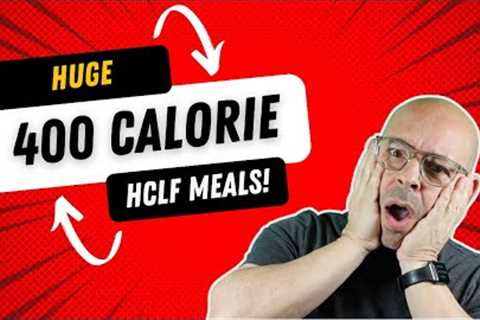 400 CALORIE MEALS TOO BIG TO FINISH! - WHAT I EAT IN A DAY FOR HCLF MEALS