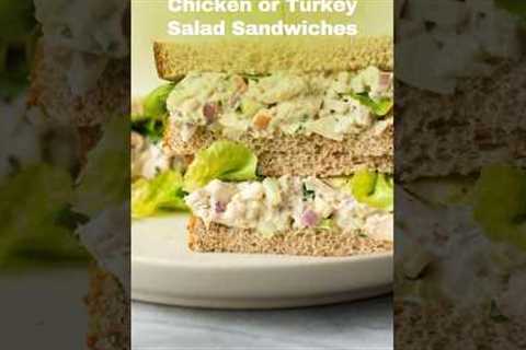 how do you make chicken salad sandwiches #delicious #recipe