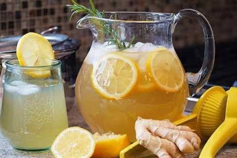 Rosemary Infused Ginger Lemonade | CaribbeanPot.com