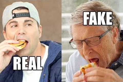 Feeding Bill Gates a Fake Burger (to save the world)