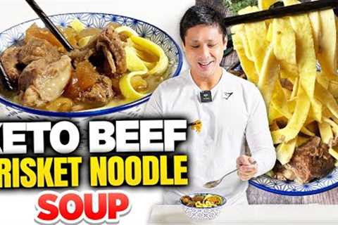 How To Make Beef Brisket Noodle Soup (Low Carb, Keto/Carnivore) // A Keto Chinese Recipe