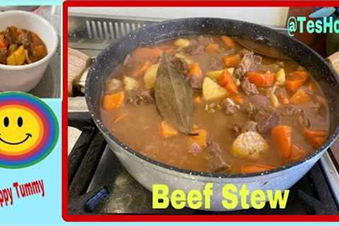 Cooking Beef Stew for Our Dinner|| @TesHome