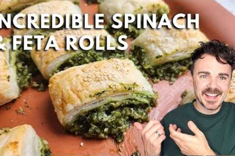 Tasty (VG) Spinach and Feta Rolls Recipe: Easy Vegan Snacks