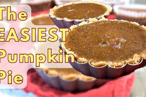 The EASIEST Pumpkin Pie you''ll Ever Make / VEGAN + GLUTEN-FREE