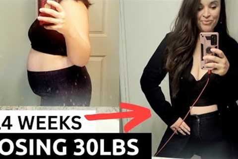 how i lost 30 pounds in 14 weeks (no exercise /no overt fats)