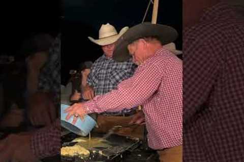 Cowboy Breakfast in Wyoming