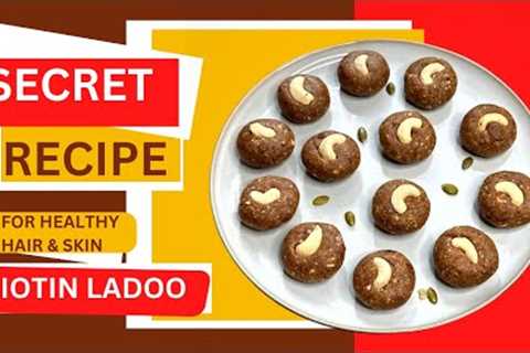 Winter Special Nuts & Seeds Peda | Biotin Ladoo | Sugar free Dry Fruit Ladoo for good skin..