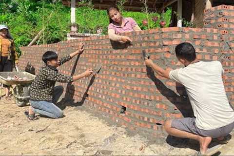 How to build a farm - hire workers to complete the wall. trieu Lily