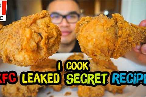 I cooked KFC leaked Secret Recipe | DIY | COPYCAT