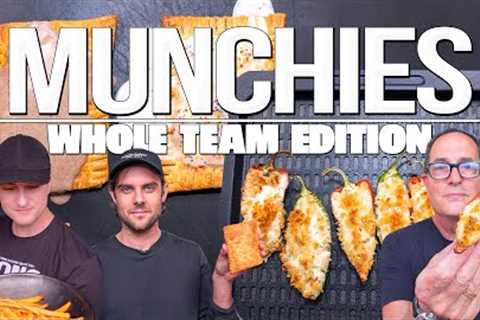 MUNCHIES - THE WHOLE TEAM COOKS EDITION | SAM THE COOKING GUY