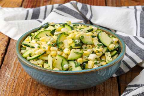 Zucchini Corn Salad with Lime Vinaigrette