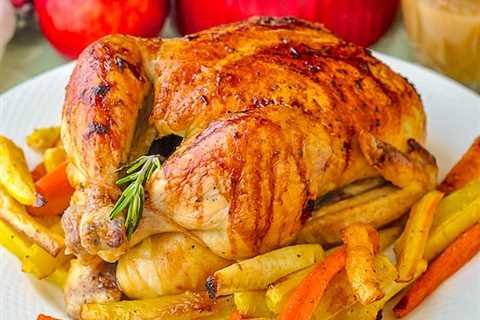 Apple Shallot Roast Chicken