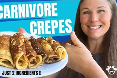 Easy Carnivore Diet Crepe Recipe | Keto Crepe Recipe , Just 2 Ingredients!!