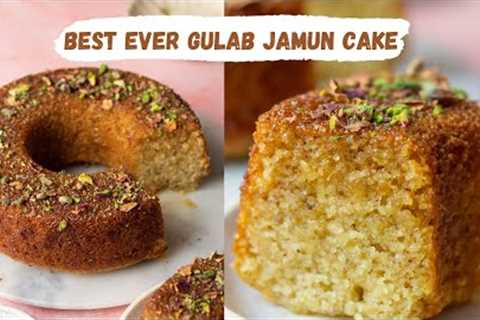 *YUMMIEST* DIWALI SPECIAL GULAB JAMUN CAKE RECIPE | HOW TO MAKE A GULAB JAMUN CAKE AT HOME