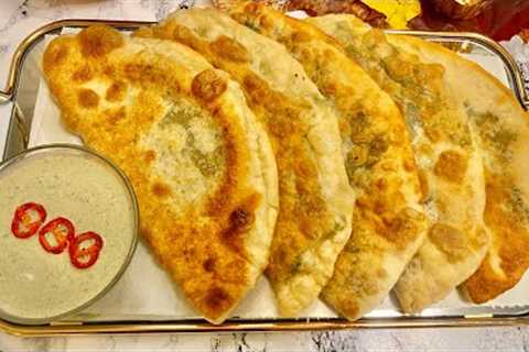 Bolaani / Pirki “ Afghanistan’s traditional food 😋