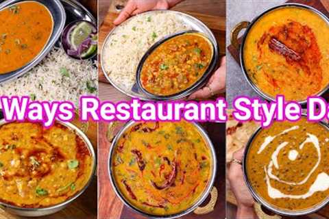 6 Ways Hotel Style Dal Recipes at Home | Restaurant Style Dal Recipes Simple New Trick