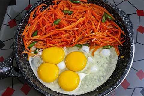 Just Add Eggs With Carrots Its So Delicious/ Simple Healthy Breakfast Recipe/ Cheap & Tasty..