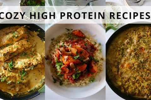 COZY 🍂 HIGH PROTEIN FALL RECIPES