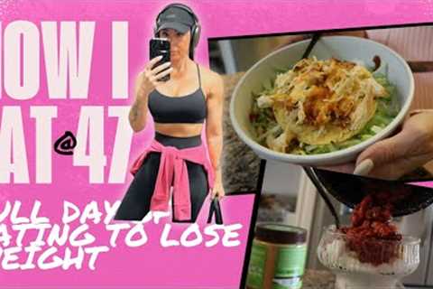 Exactly how I Eat to Lose Weight in Menopause | Low Calorie High Protein Meal Ideas | FDOE 1400 Cals