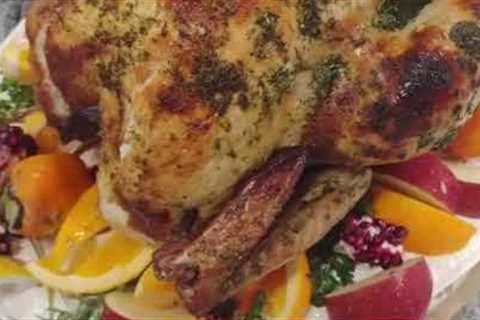 Perfect Roasted Turkey with Herbs and Butter