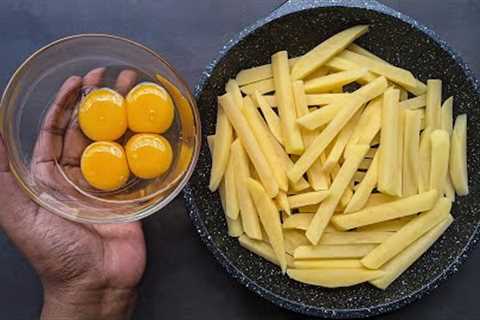 Just Add Eggs With Potatoes Its So Delicious/ Simple Breakfast Recipe/ Homemade Cheap & Tasty..