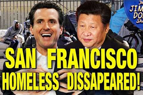 Gavin Newsom Cleared Homeless From SanFran For Chinese Leader Visit!