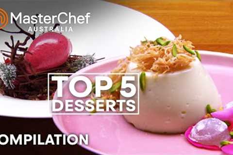 Top 5 Dessert Recipes | MasterChef Australia | MasterChef World