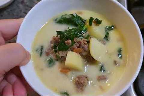 Zuppa Toscana Recipe EASY | Olive Garden Potato Sausage Soup Recipe