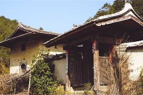 Good job！The villagers worked hard to renovate an old house and built a new kitchen