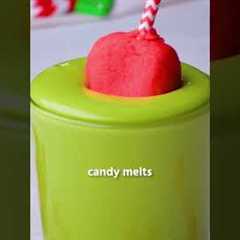 Celebrate Grinch-mas with these Grinch Cake Pops #shorts