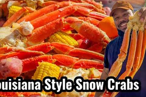 Louisiana Snow Crab Boil With Spicy Cajun Butter