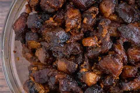 Smoked Pork Belly Burnt Ends