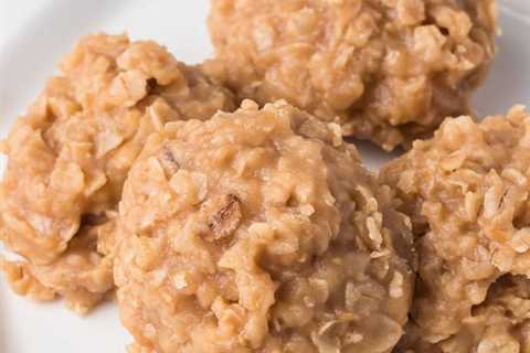 No Bake Peanut Butter Cookies