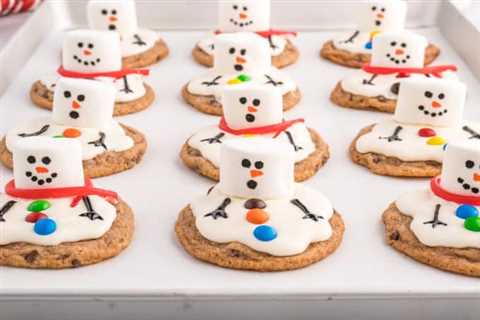 Melted Snowman Cookies