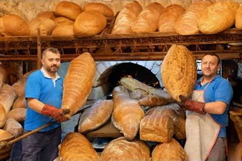 Biggest turkish breads! You''ve never seen before! Turkish street foods