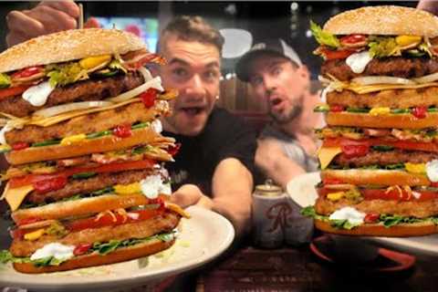 NOBODY’S BEATEN THIS FAMOUS BURGER & BEER CHALLENGE IN YEARS | Joel Hansen