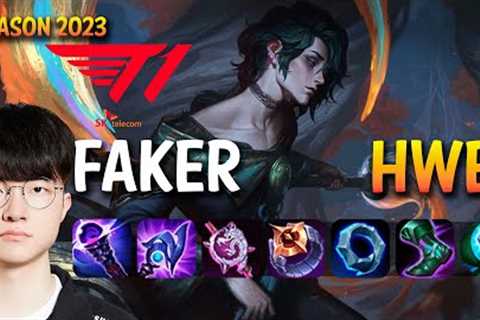 T1 Faker HWEI vs ORIANNA Mid - Patch 13.24 KR Ranked