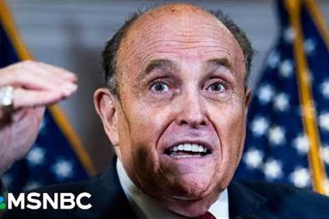 Judge ''could put him in jail'': Weissmann on consequences if Giuliani refuses to pay up