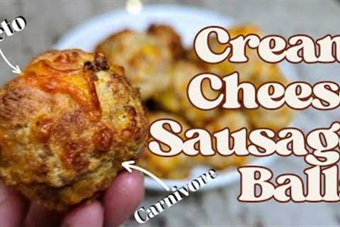 🤍Cream Cheese Sausage Balls **Carnivore & Keto Friendly**