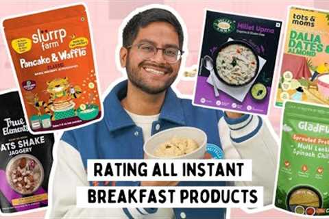 TESTING INSTANT BREAKFAST FOODS FROM AMAZON 💁🏻‍♂️ CHILLA, OATS, PANCAKE UPMA..DID I LIKE ANYTHING ..