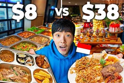 $4 vs $8 vs $38 Buffet in Indonesia