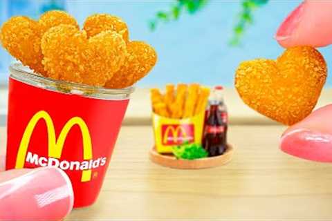 🍟 Yummy Miniature Crispy Chicken Balls McDonald''s Style Recipe 🐥 ASMR Cooking Food Video