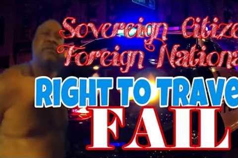 Sovereign Citizen Foreign National Right To Travel Fail in Wisconsin