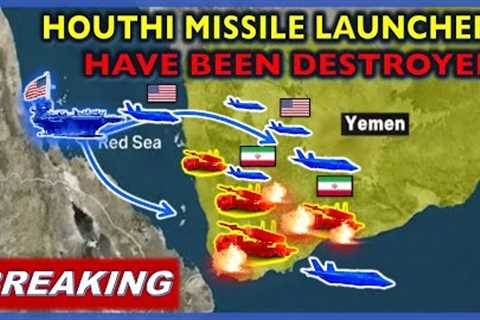 Finally! US Air Force FOUND and DESTROYED 4 Houthi Anti-Ship Missile Launchers in New Airstrike!