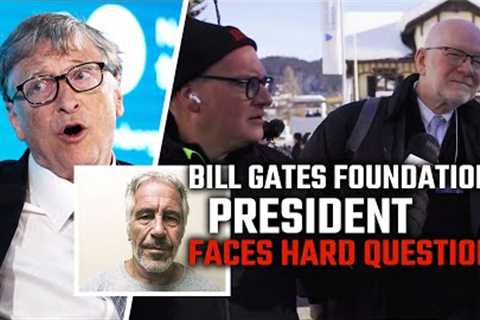 TENSE: Watch as Ezra Levant pummels Bill Gates Foundation President about Gates & Jeffrey..