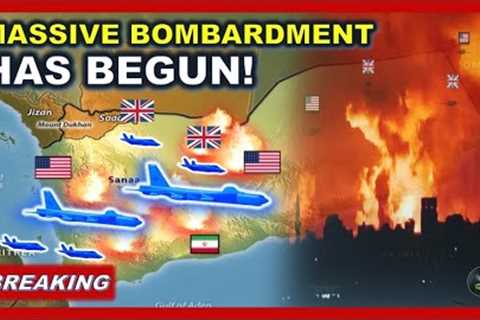 Huge Retaliation Has Started: US and UK militaries Hit Houthis Airfield with Most Powerful Strike!