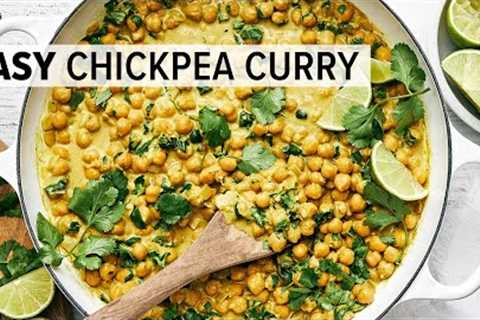 CHICKPEA CURRY | Easy Vegan Curry Recipe!